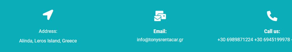 tonys-ΕΝΟΙΚΙΑΣΕΙς ΑΥΤΟΚΙΝΗΤΩΝ